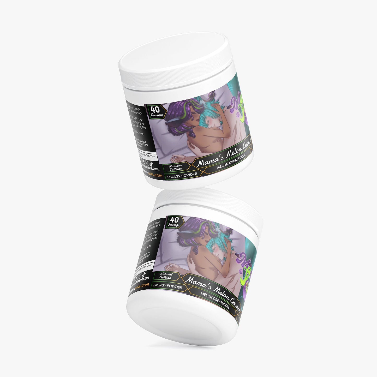 MamaYosei - Mama's Melon Cream Energy Powder (Melon Creamsicle)