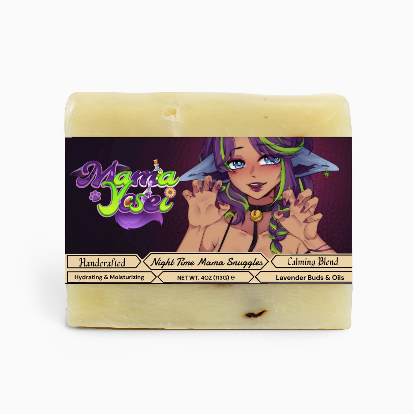 MamaYosei - Night Time Mama Snuggles Calming Lavender Soap