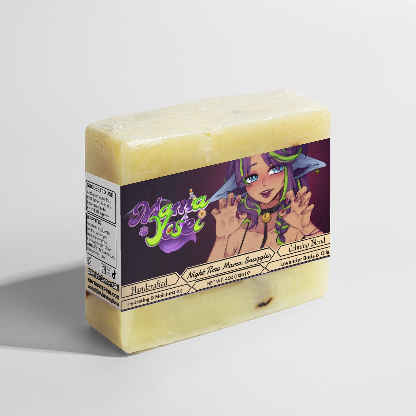 MamaYosei - Night Time Mama Snuggles Calming Lavender Soap