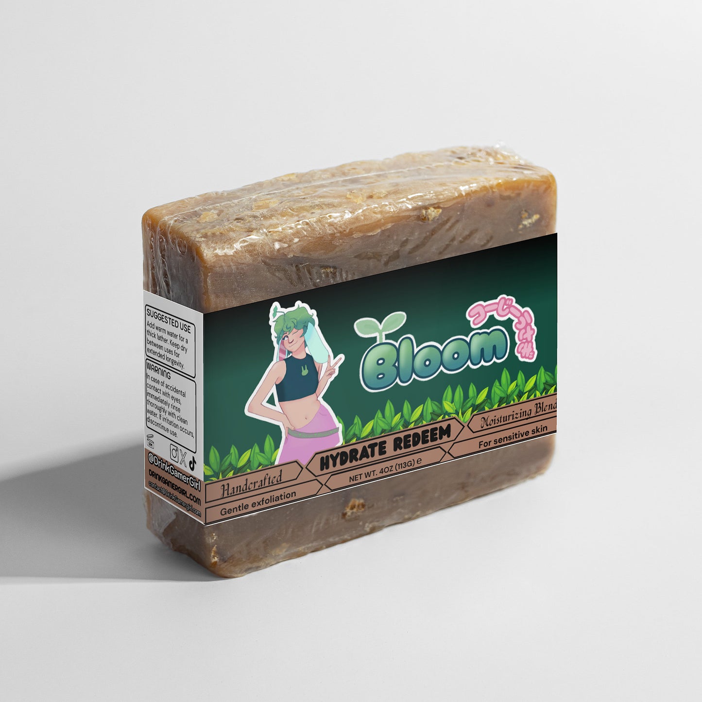 Bloomthebun - Hydrate Redeem Oat Milk Honey Soap