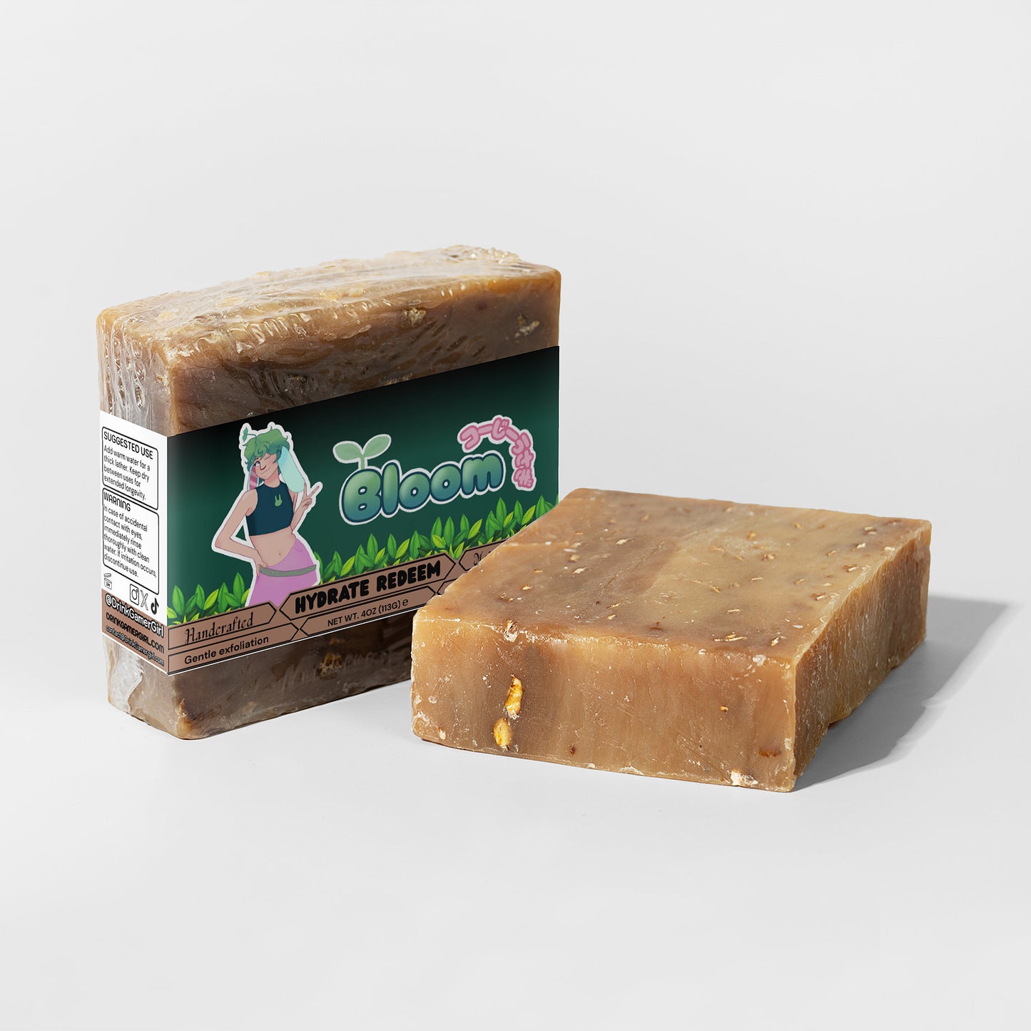 Bloomthebun - Hydrate Redeem Oat Milk Honey Soap