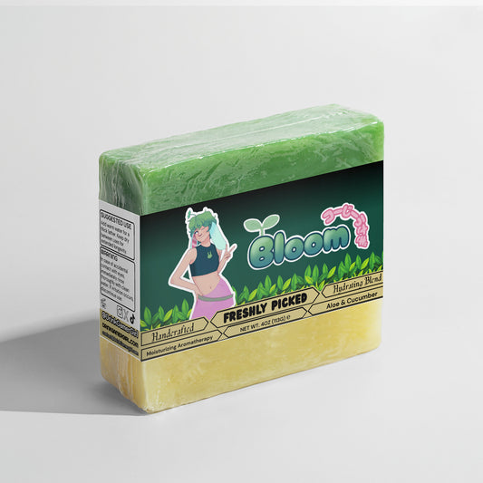 Bloomthebun - Freshly Picked Aloe & Cool Cucumber Soap