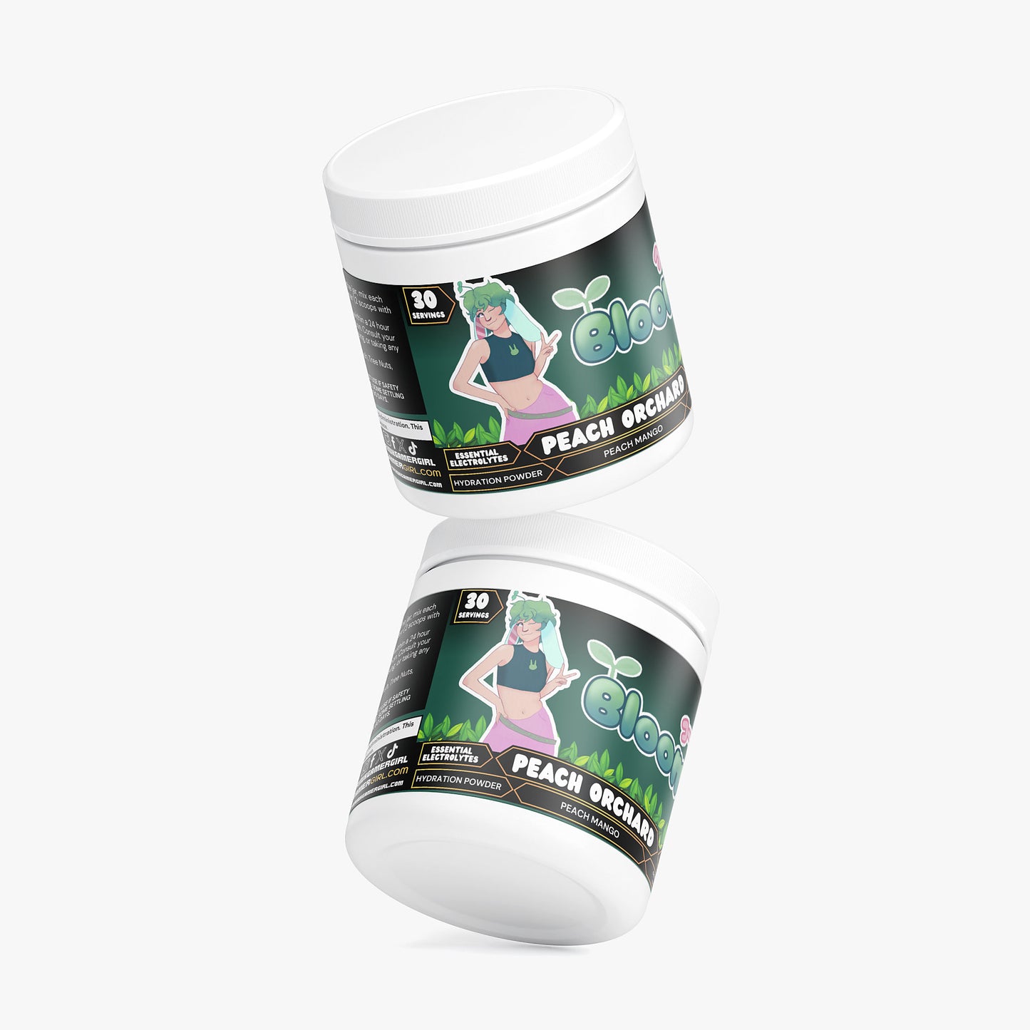 Bloomthebun - Peach Orchard Hydration Powder (Peach Mango)