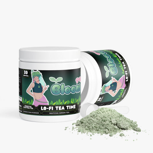 Bloomthebun - Lo-fi Tea Time Hydration Powder (Matcha Green Tea)