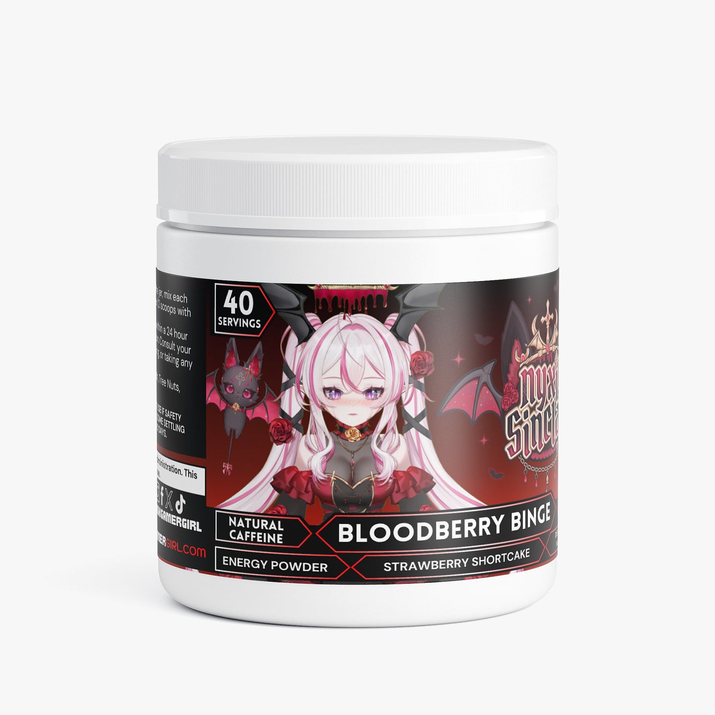 NyxieSinclair - Bloodberry Binge Energy Powder (Strawberry Shortcake)