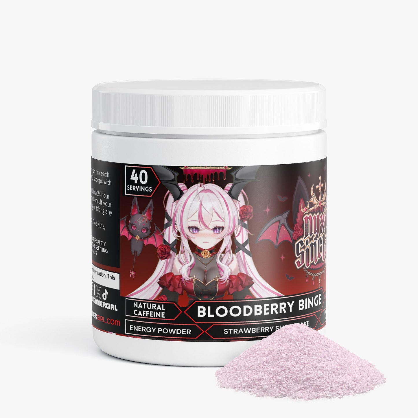 NyxieSinclair - Bloodberry Binge Energy Powder (Strawberry Shortcake)