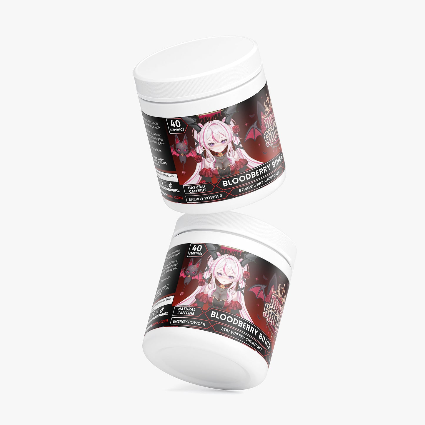 NyxieSinclair - Bloodberry Binge Energy Powder (Strawberry Shortcake)