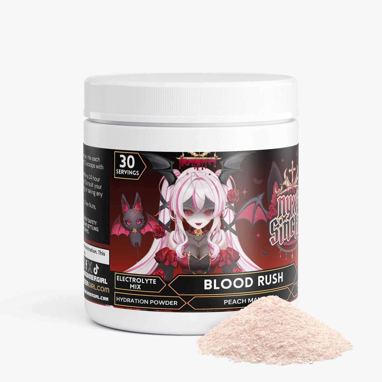 NyxieSinclair - Blood Rush Hydration Powder (Peach Mango)