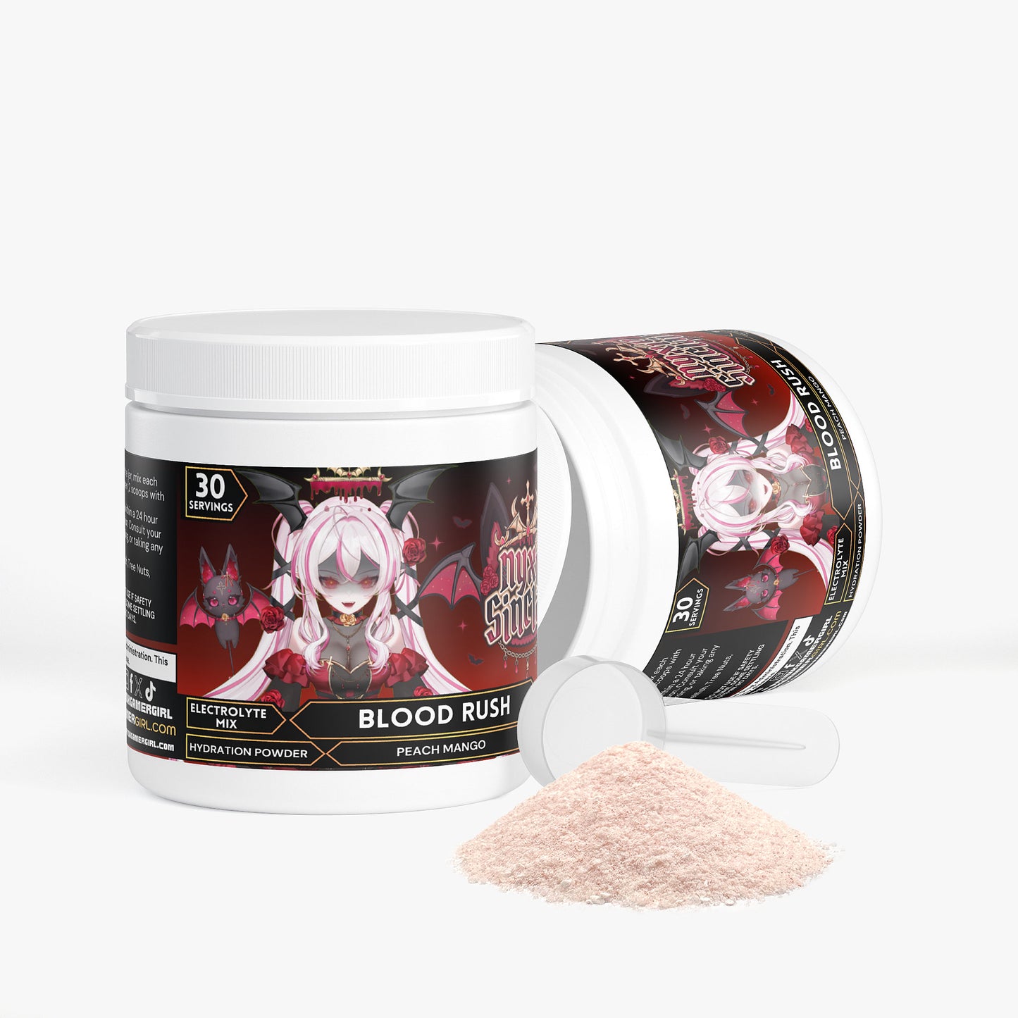 NyxieSinclair - Blood Rush Hydration Powder (Peach Mango)