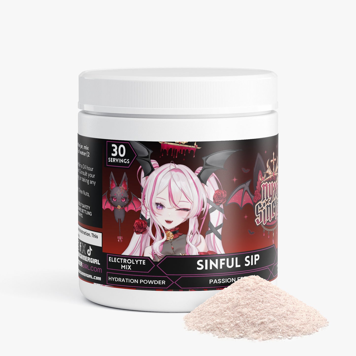 NyxieSinclair - Sinful Sip Hydration Powder (Passion Fruit)