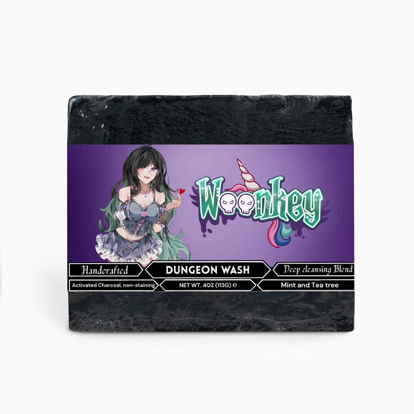 Woonkey - Dungeon Wash Charcoal Soap