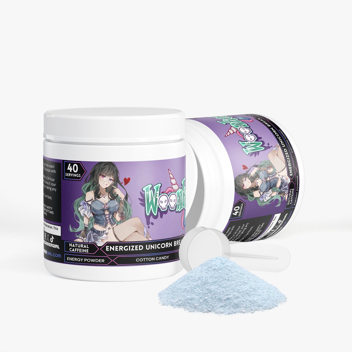 Woonkey - Energized Unicorn Break Energy Powder (Cotton Candy)
