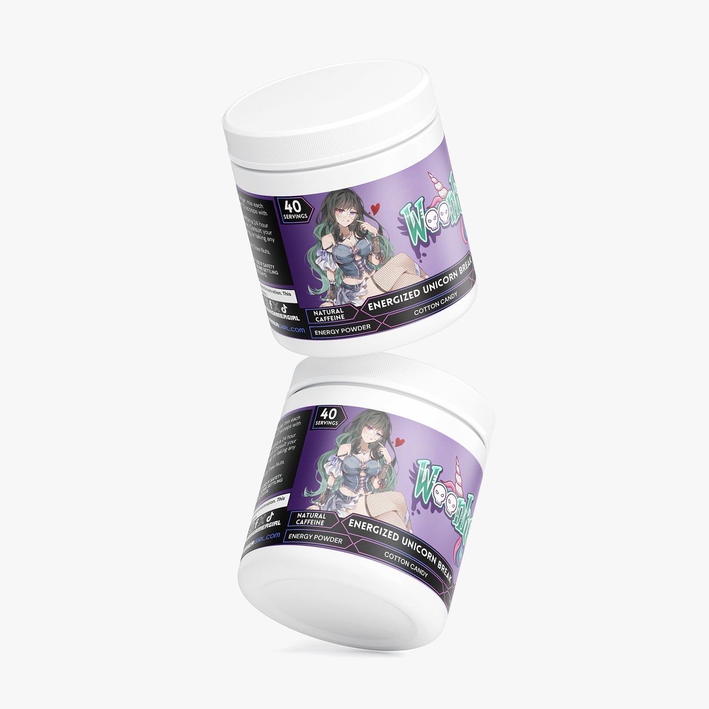 Woonkey - Energized Unicorn Break Energy Powder (Cotton Candy)