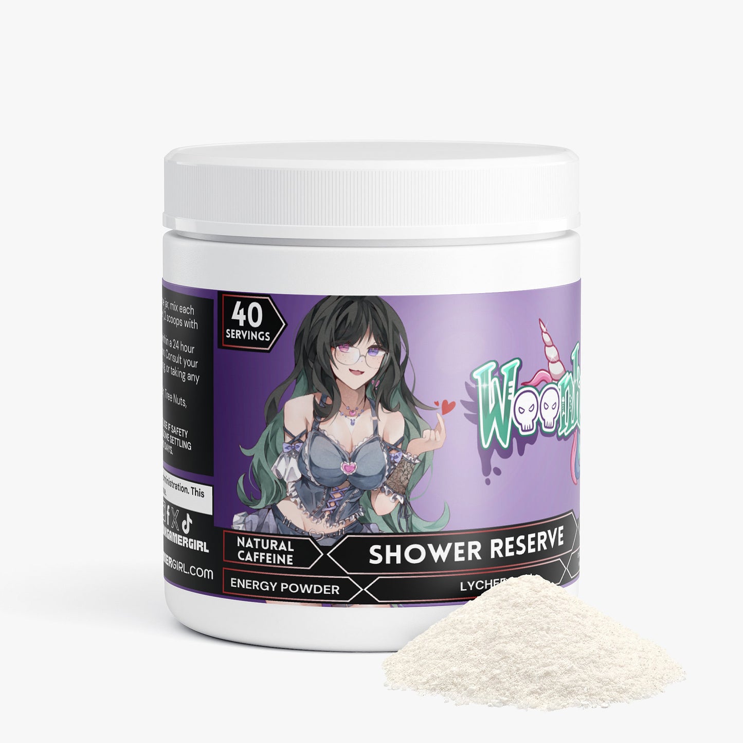 Woonkey - Shower Reserve Energy Powder (Lychee Energy)