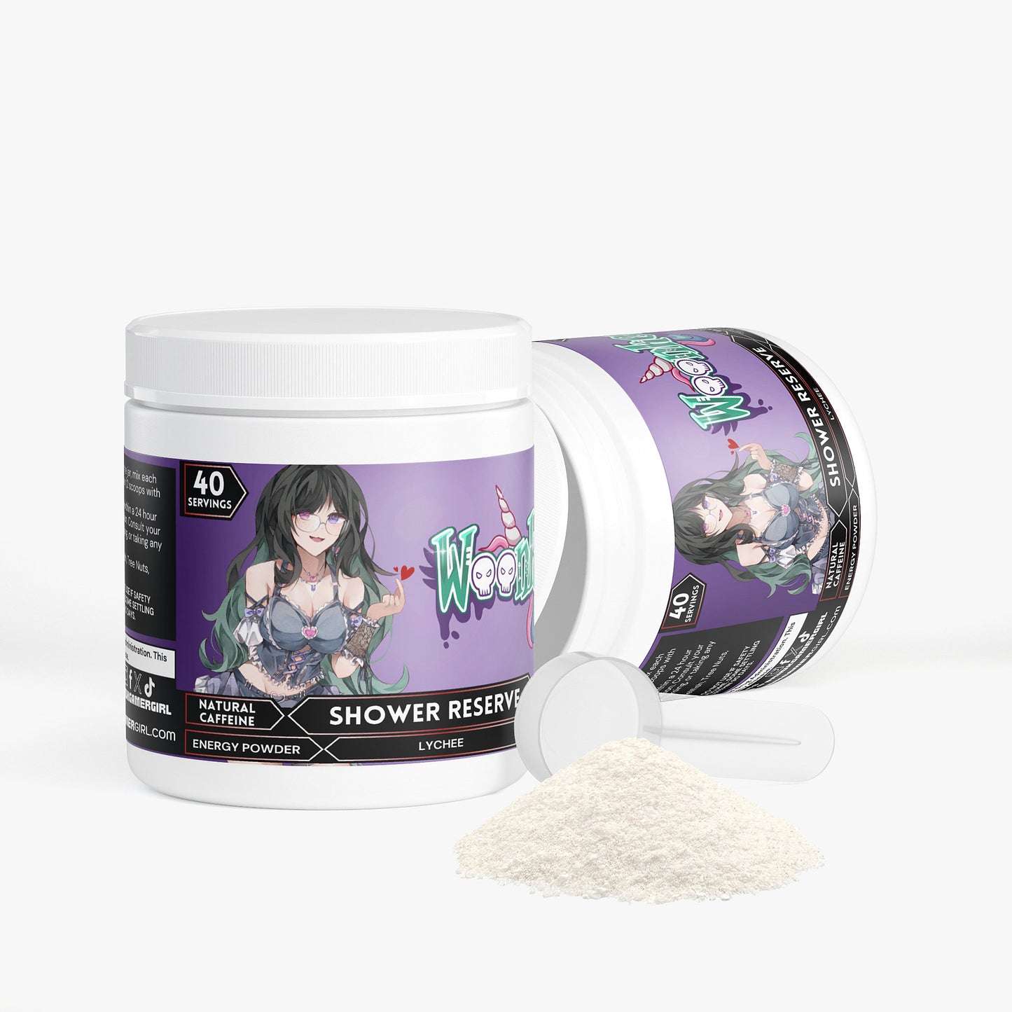 Woonkey - Shower Reserve Energy Powder (Lychee Energy)