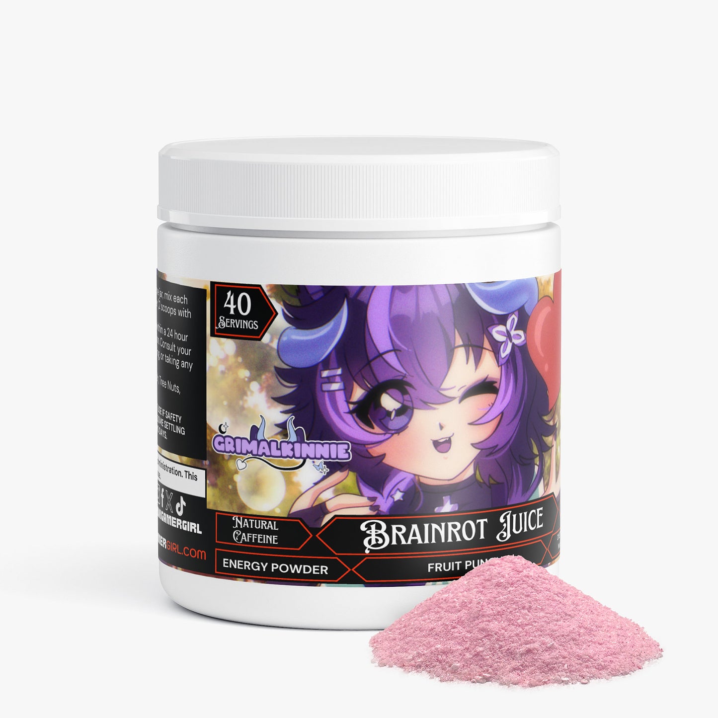 Grimalkinnie - Brainrot Juice Energy Powder (Fruit Punch)