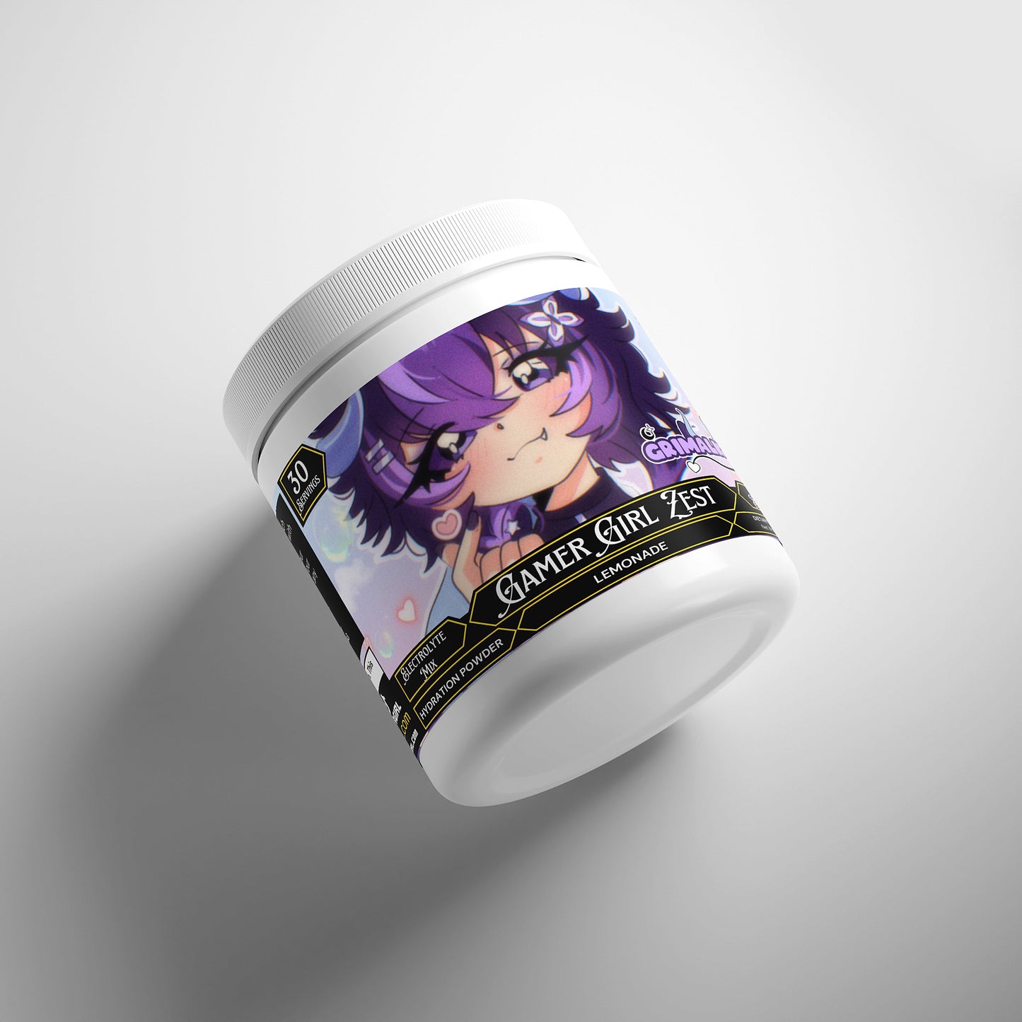 Grimalkinnie - Gamer Girl Zest Hydration Powder (Lemonade)