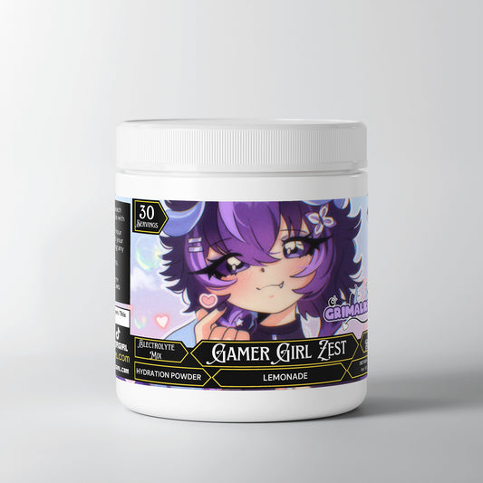 Grimalkinnie - Gamer Girl Zest Hydration Powder (Lemonade)