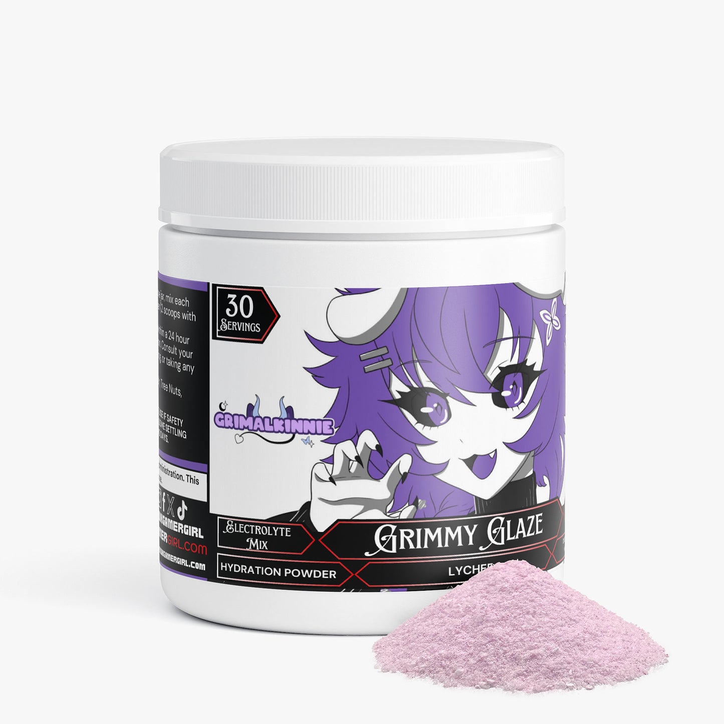 Grimalkinnie - Grimmy Glaze Hydration Powder (Lychee)