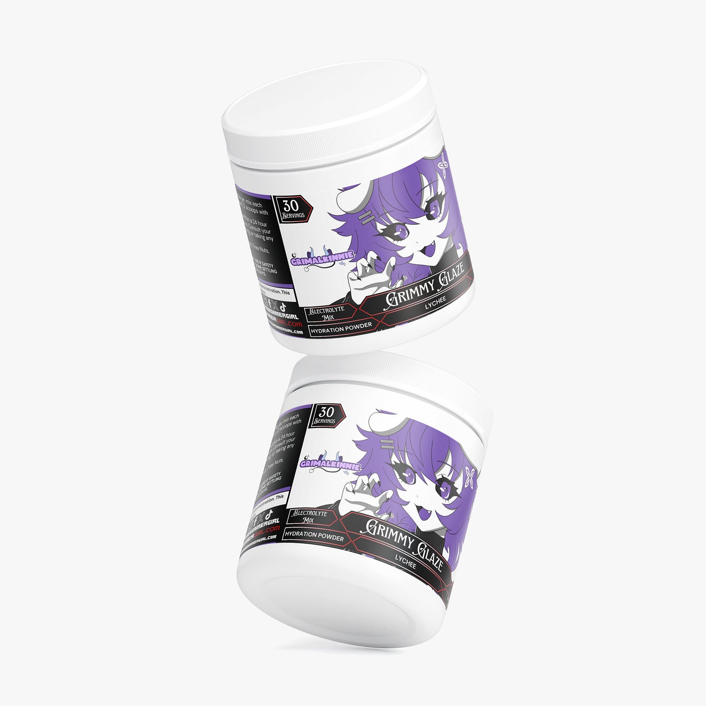Grimalkinnie - Grimmy Glaze Hydration Powder (Lychee)