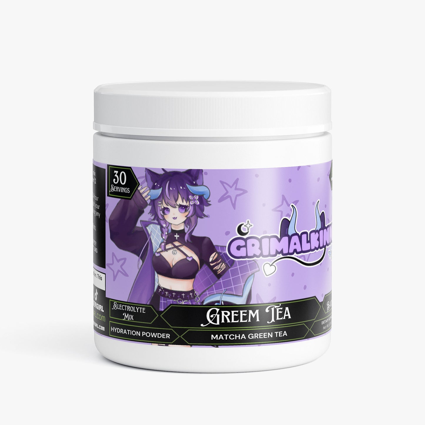 Grimalkinnie - Greem Tea Hydration Powder (Matcha Green Tea)