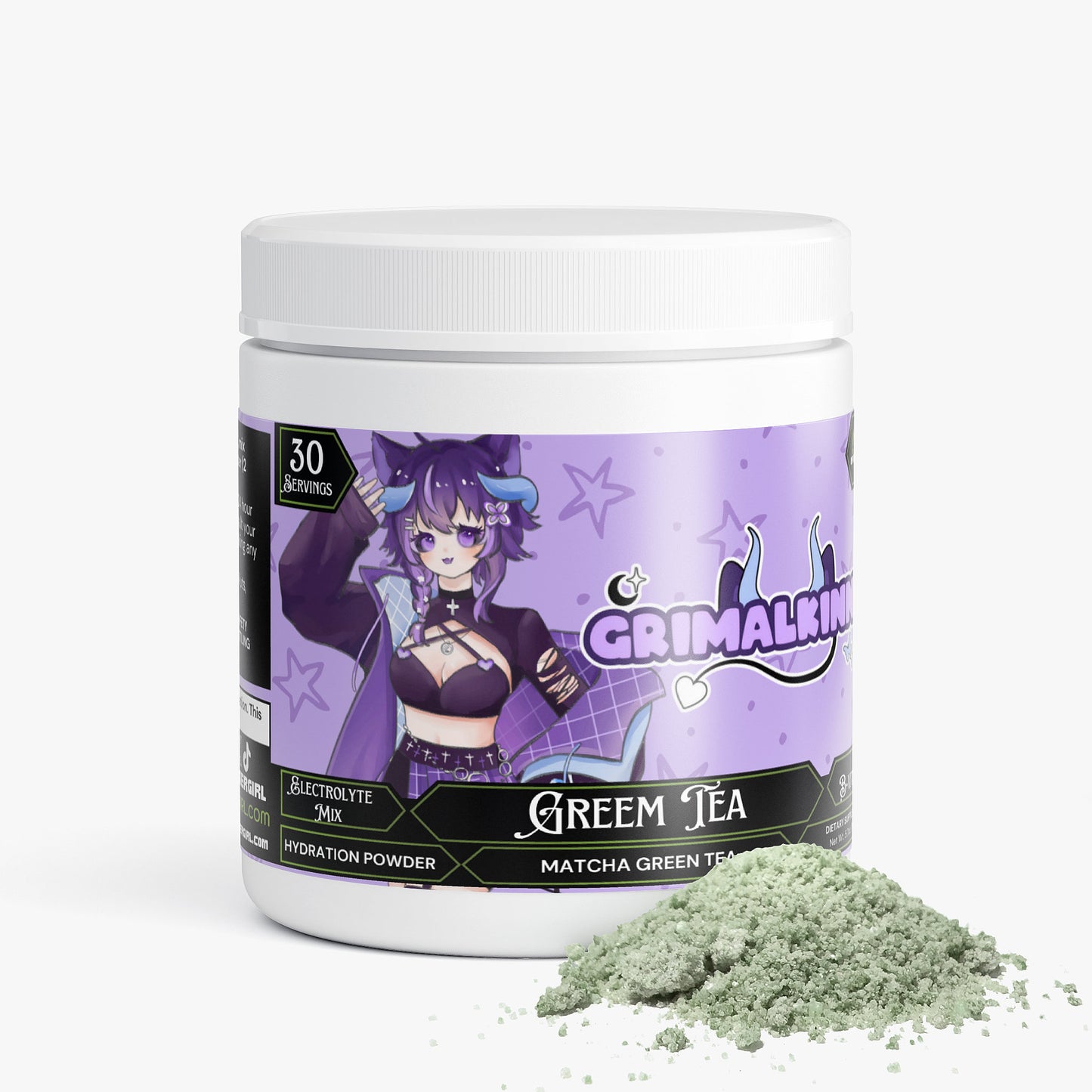 Grimalkinnie - Greem Tea Hydration Powder (Matcha Green Tea)