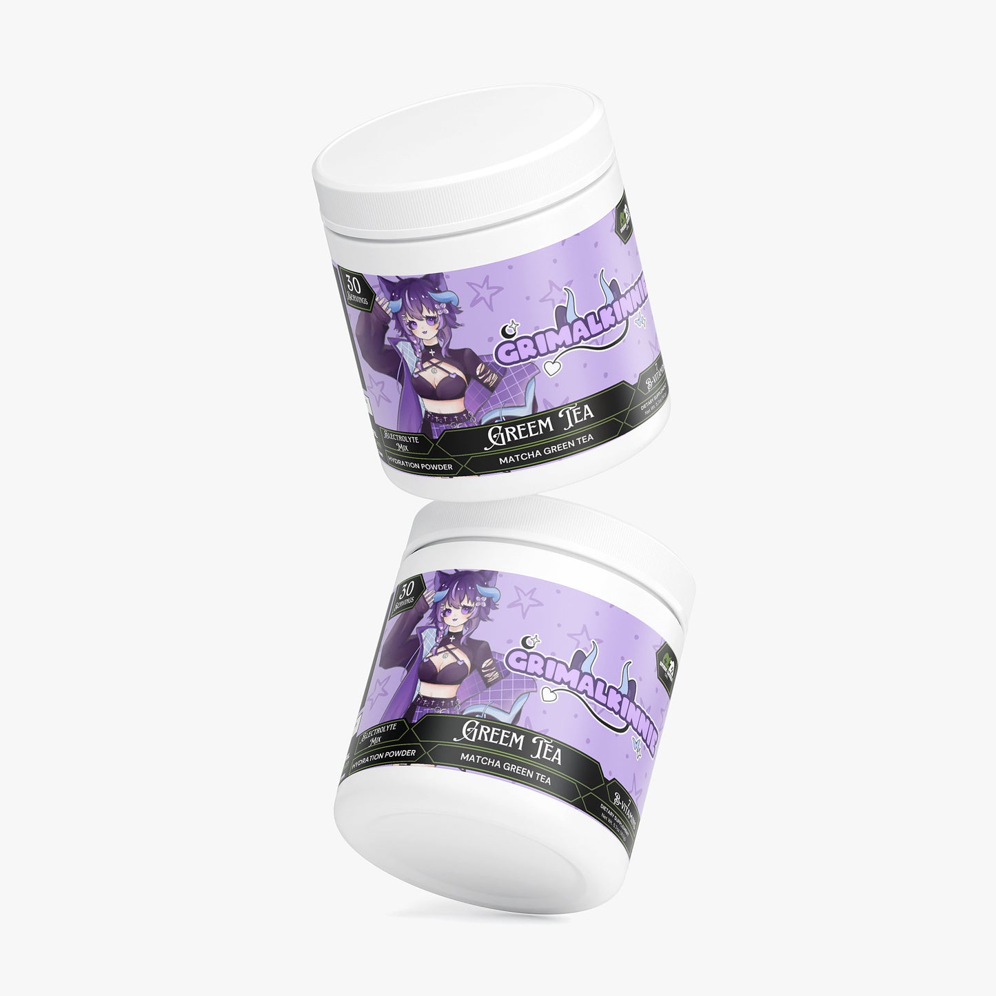 Grimalkinnie - Greem Tea Hydration Powder (Matcha Green Tea)