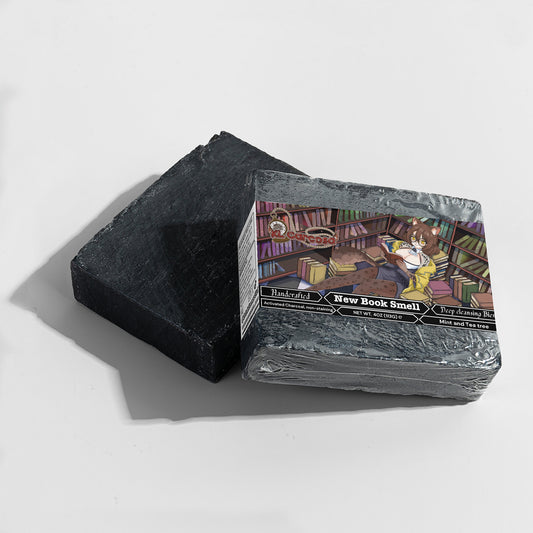 KLCarcosa - New Book Smell Charcoal Soap