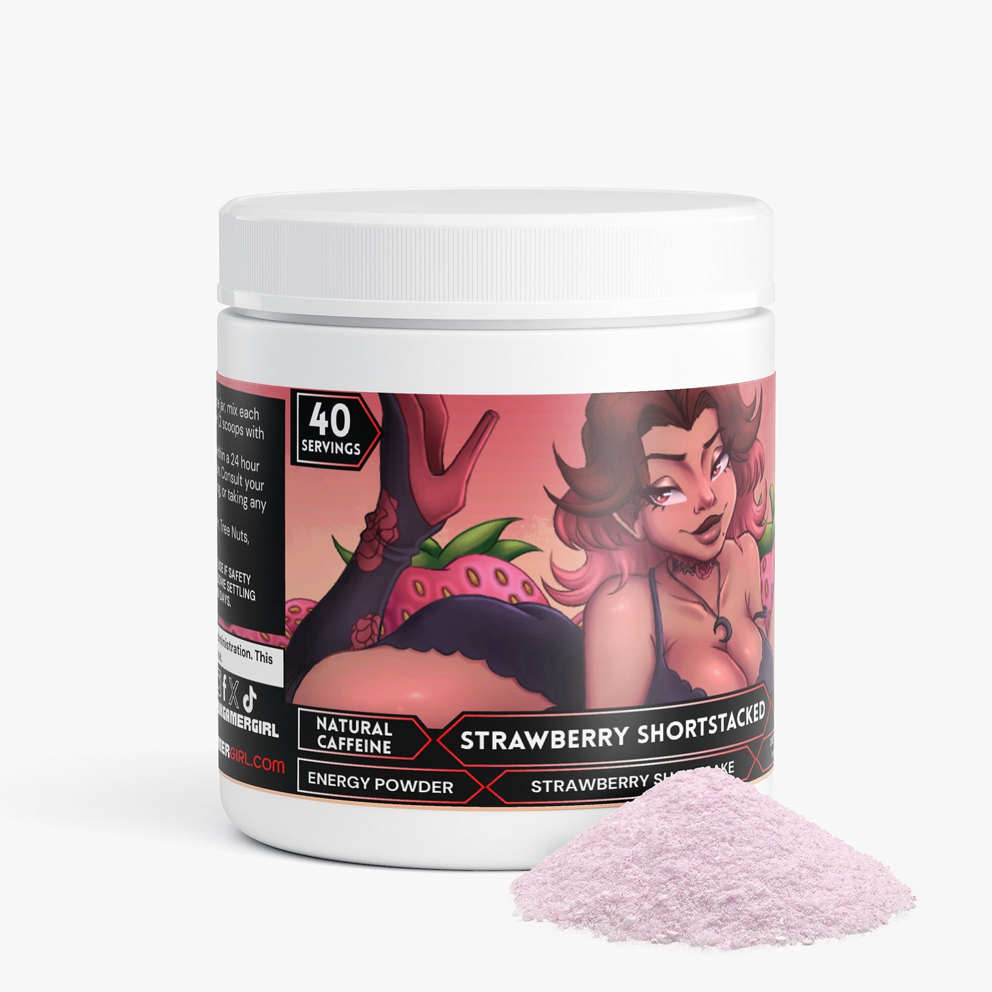 Asterisks - Strawberry Shortstacked Energy Powder (Strawberry Shortcake)