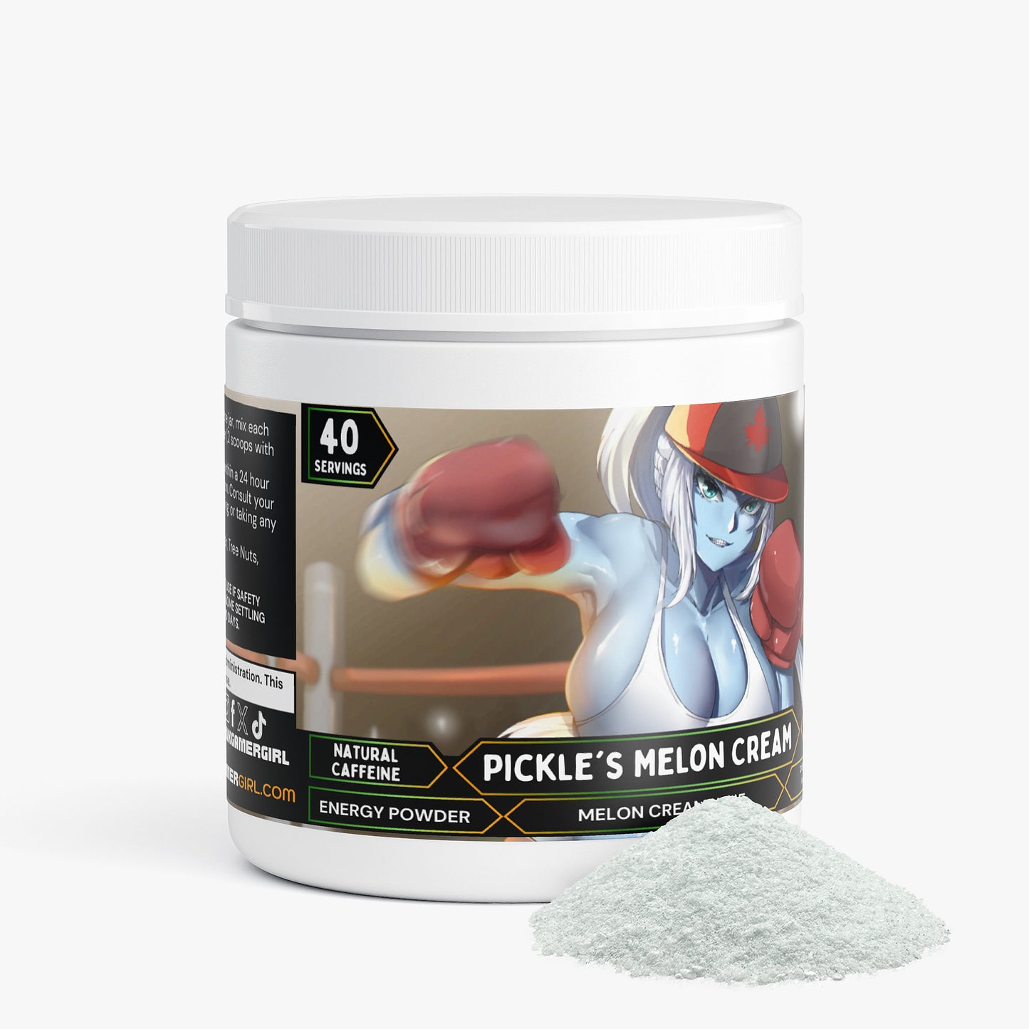 CrunchyyPickle - Pickle's Melon Cream Energy Powder (Melon Creamsicle)