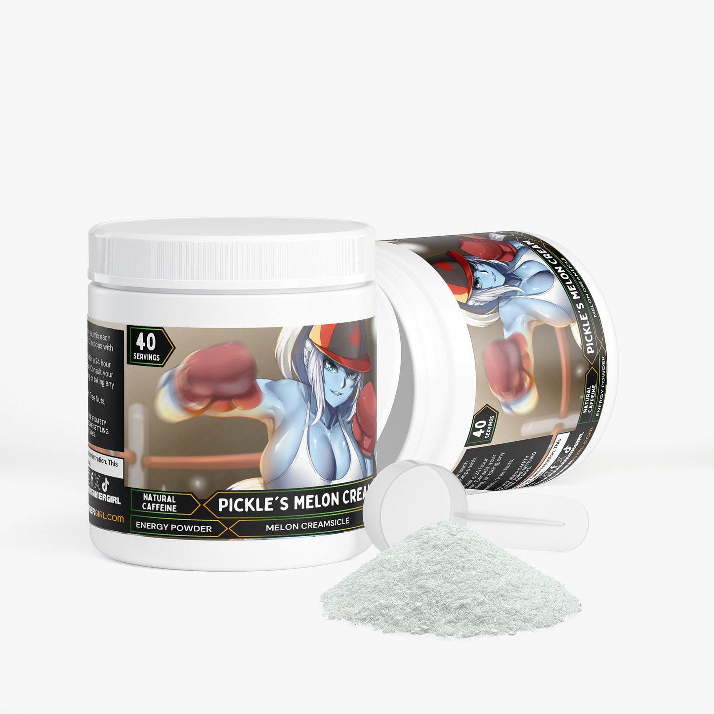 CrunchyyPickle - Pickle's Melon Cream Energy Powder (Melon Creamsicle)