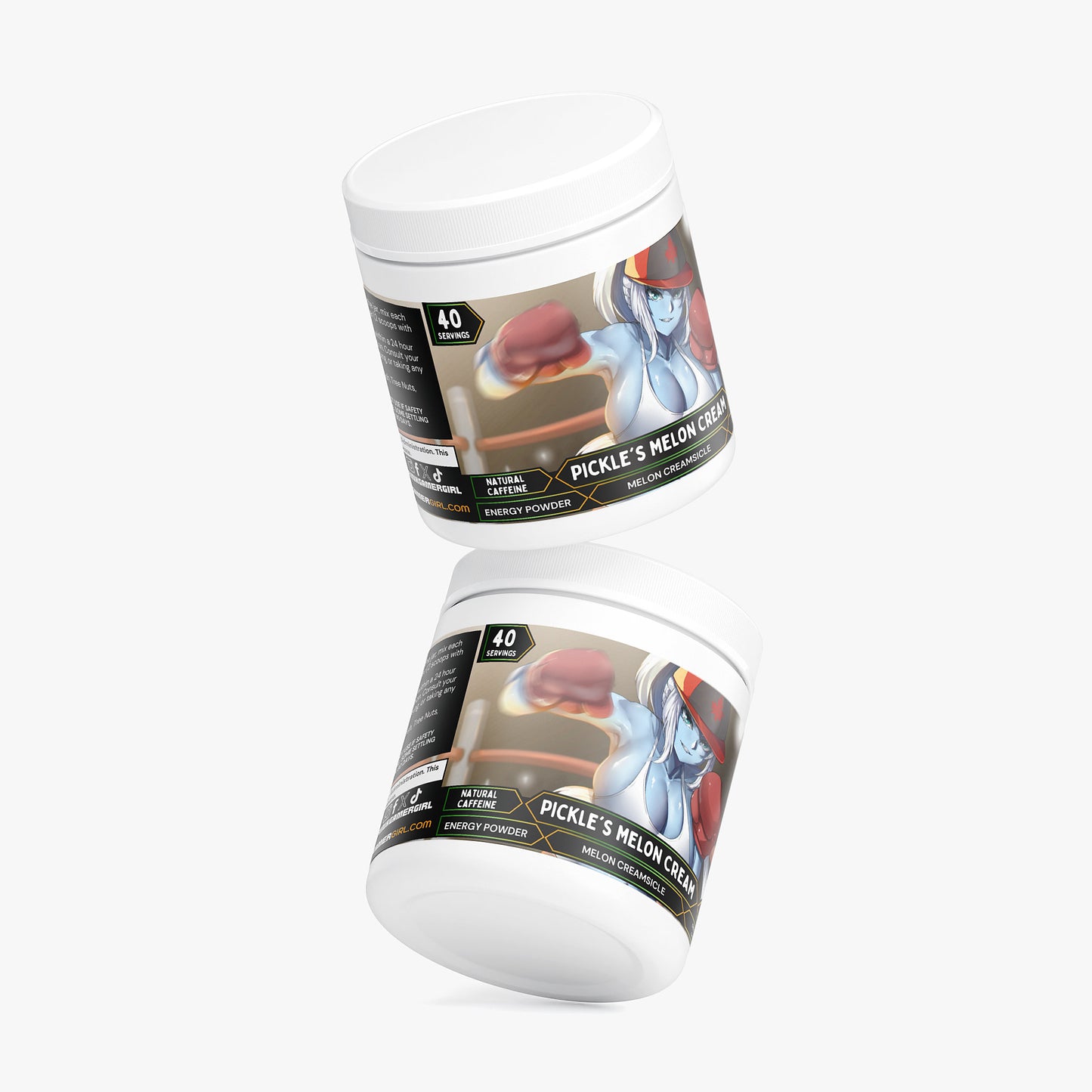 CrunchyyPickle - Pickle's Melon Cream Energy Powder (Melon Creamsicle)