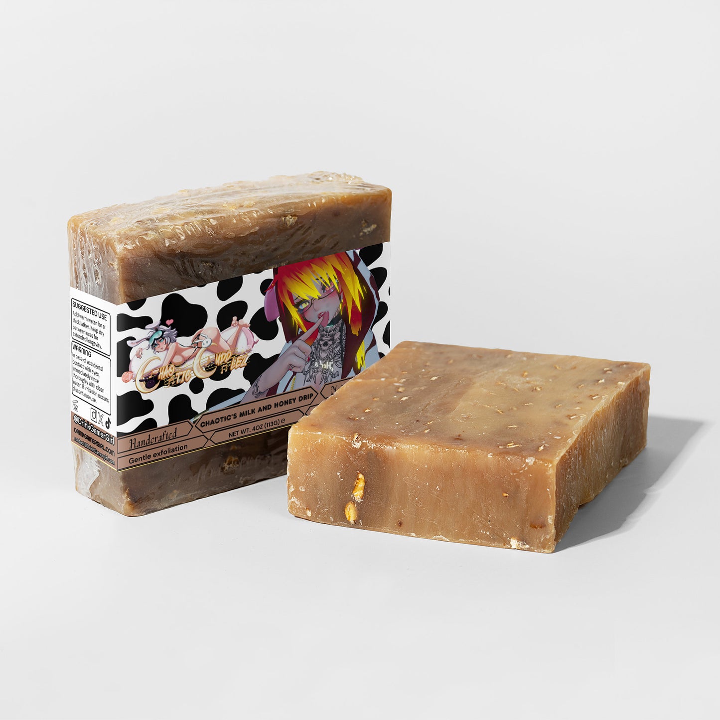 ChaoticCuddlez - Chaotic’s milk and honey drip Oat Milk Honey Soap
