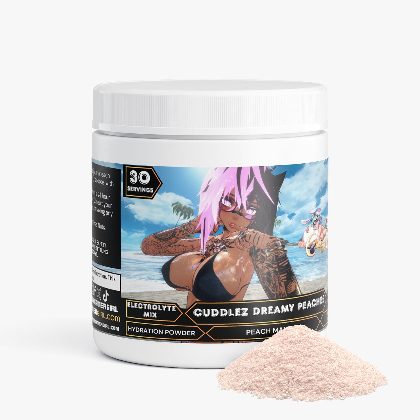 ChaoticCuddlez - Cuddlez Dreamy Peaches Hydration Powder (Peach Mango)