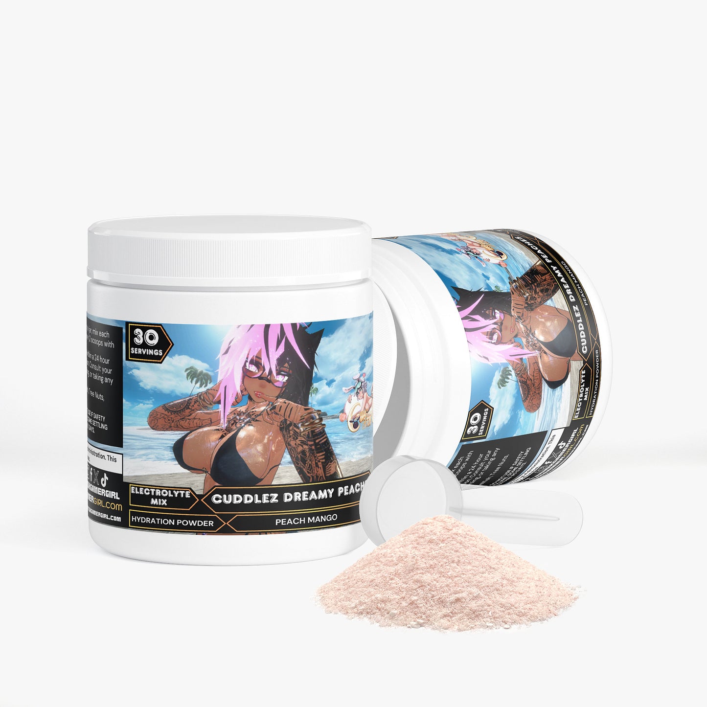 ChaoticCuddlez - Cuddlez Dreamy Peaches Hydration Powder (Peach Mango)