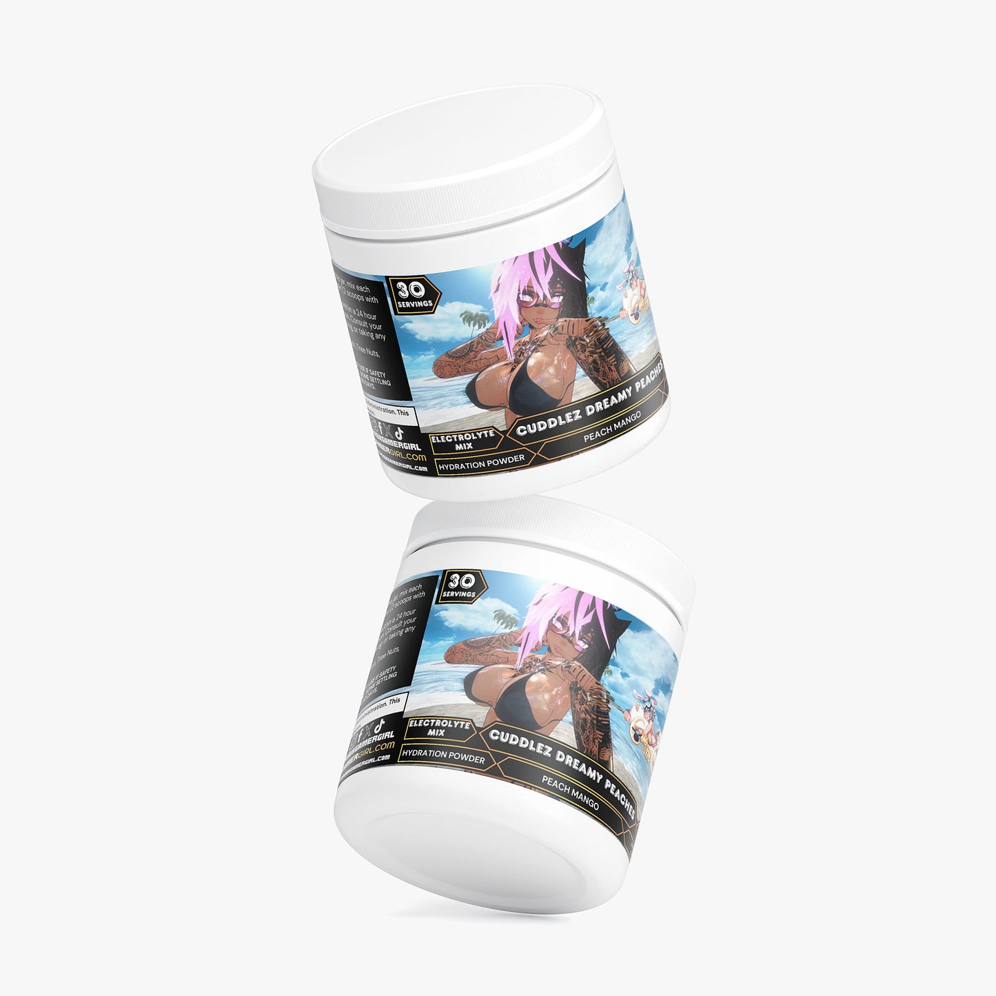 ChaoticCuddlez - Cuddlez Dreamy Peaches Hydration Powder (Peach Mango)