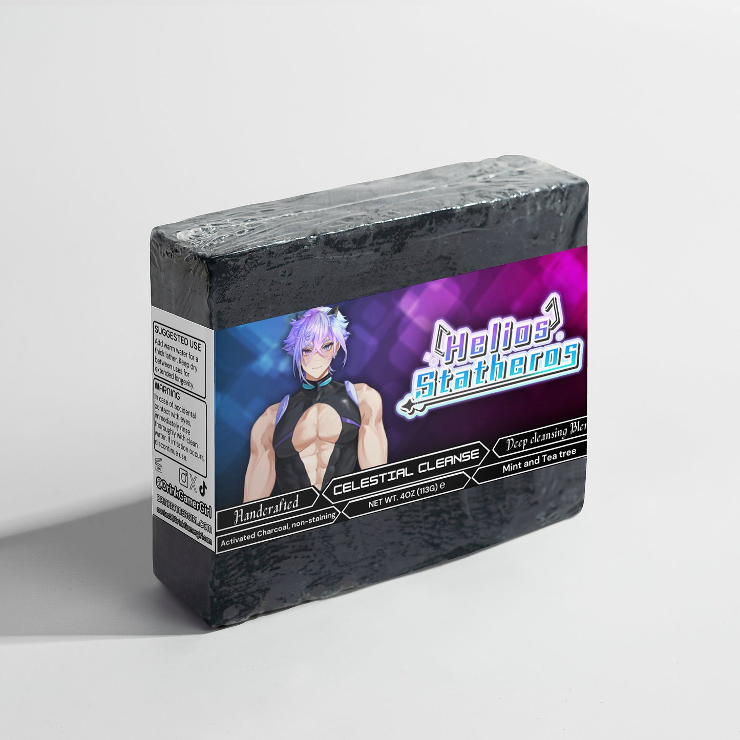 Helios Statheros - Celestial Cleanse Charcoal Soap