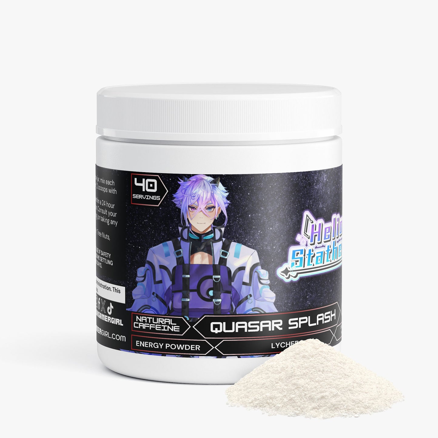 Helios Statheros - Quasar Splash Energy Powder (Lychee Energy)