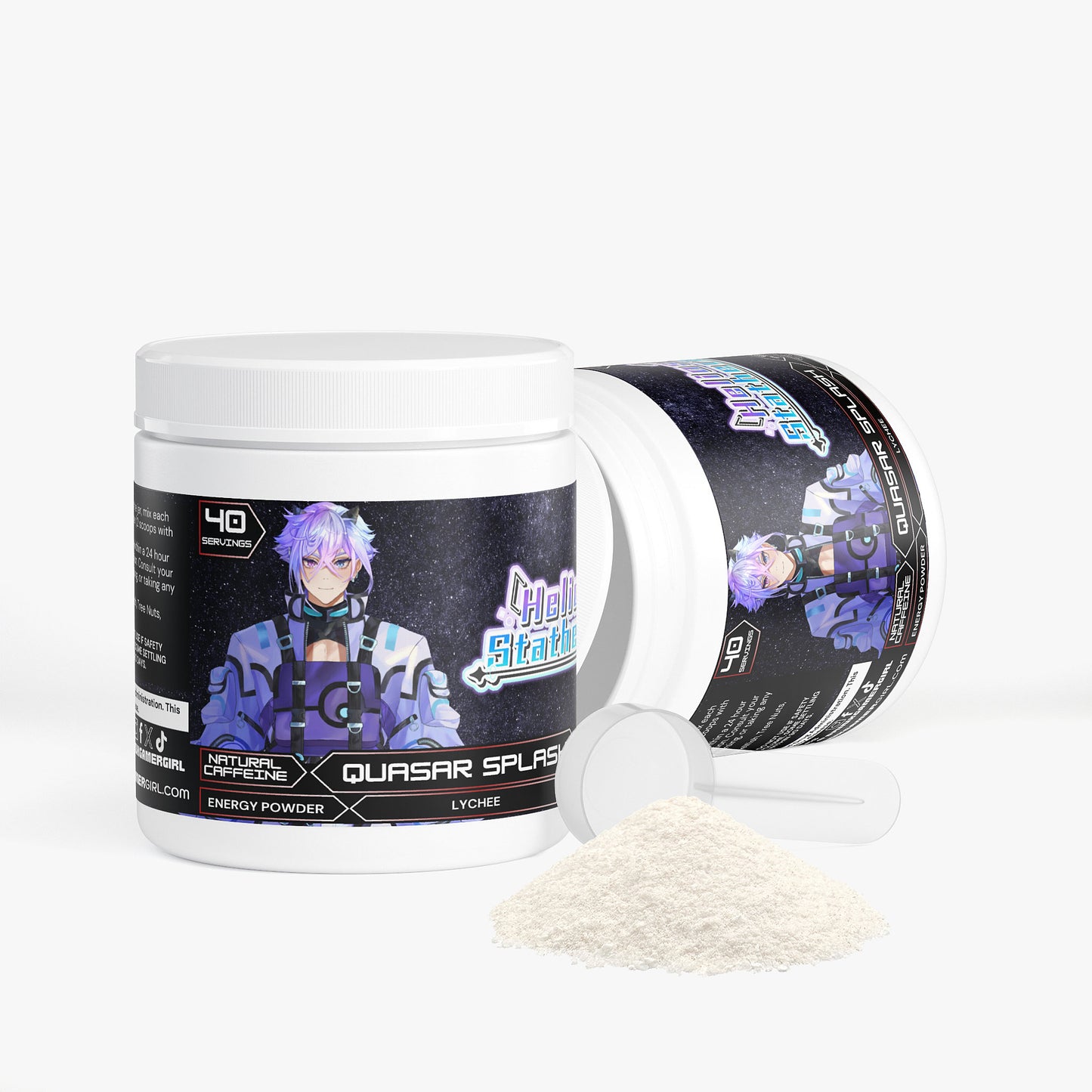 Helios Statheros - Quasar Splash Energy Powder (Lychee Energy)