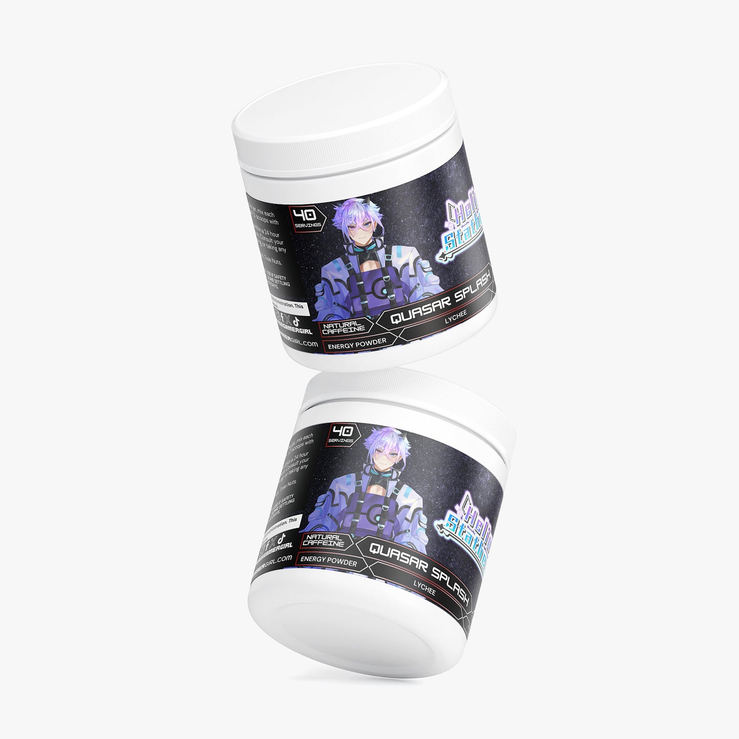Helios Statheros - Quasar Splash Energy Powder (Lychee Energy)