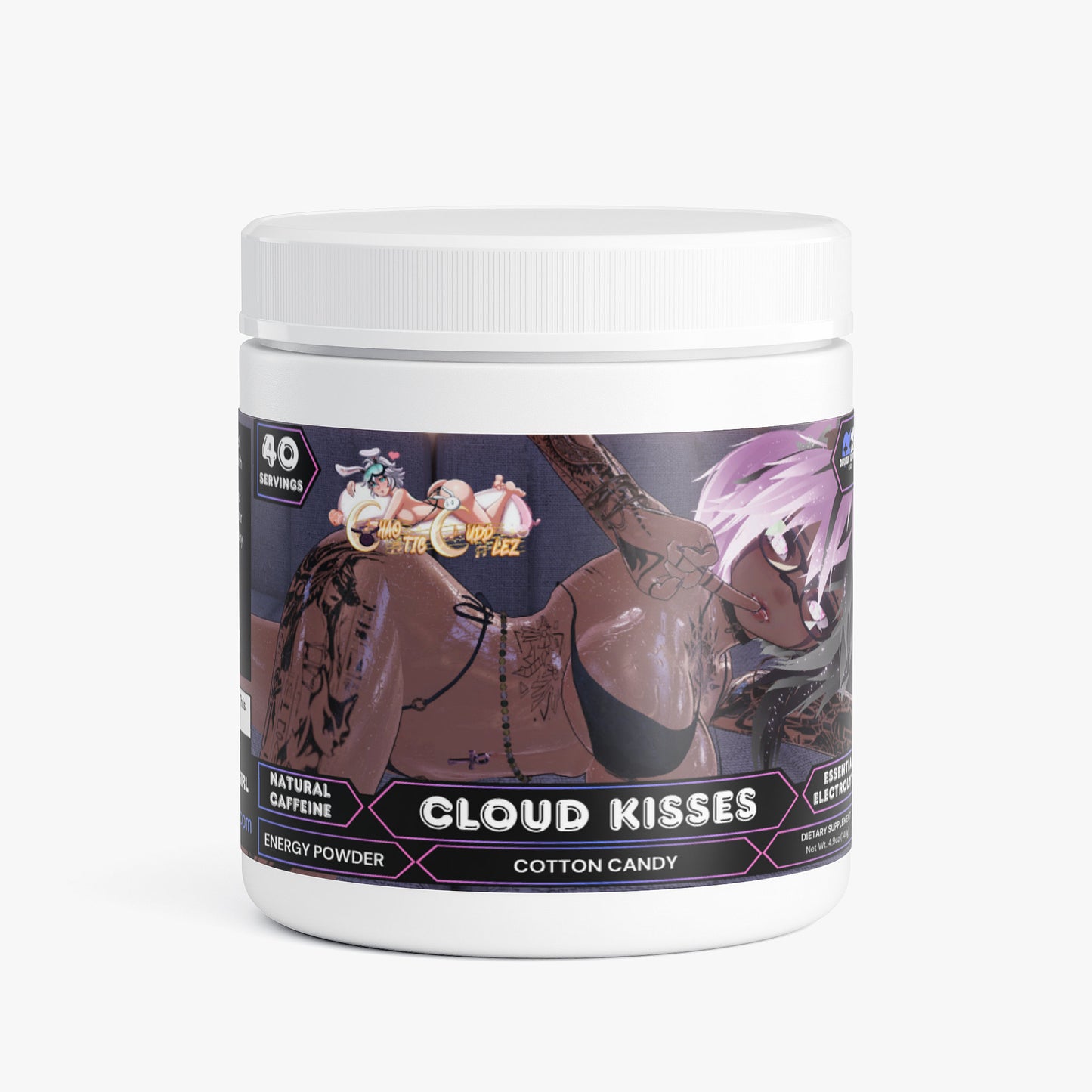 ChaoticCuddlez - Cloud Kisses Energy Powder (Cotton Candy)
