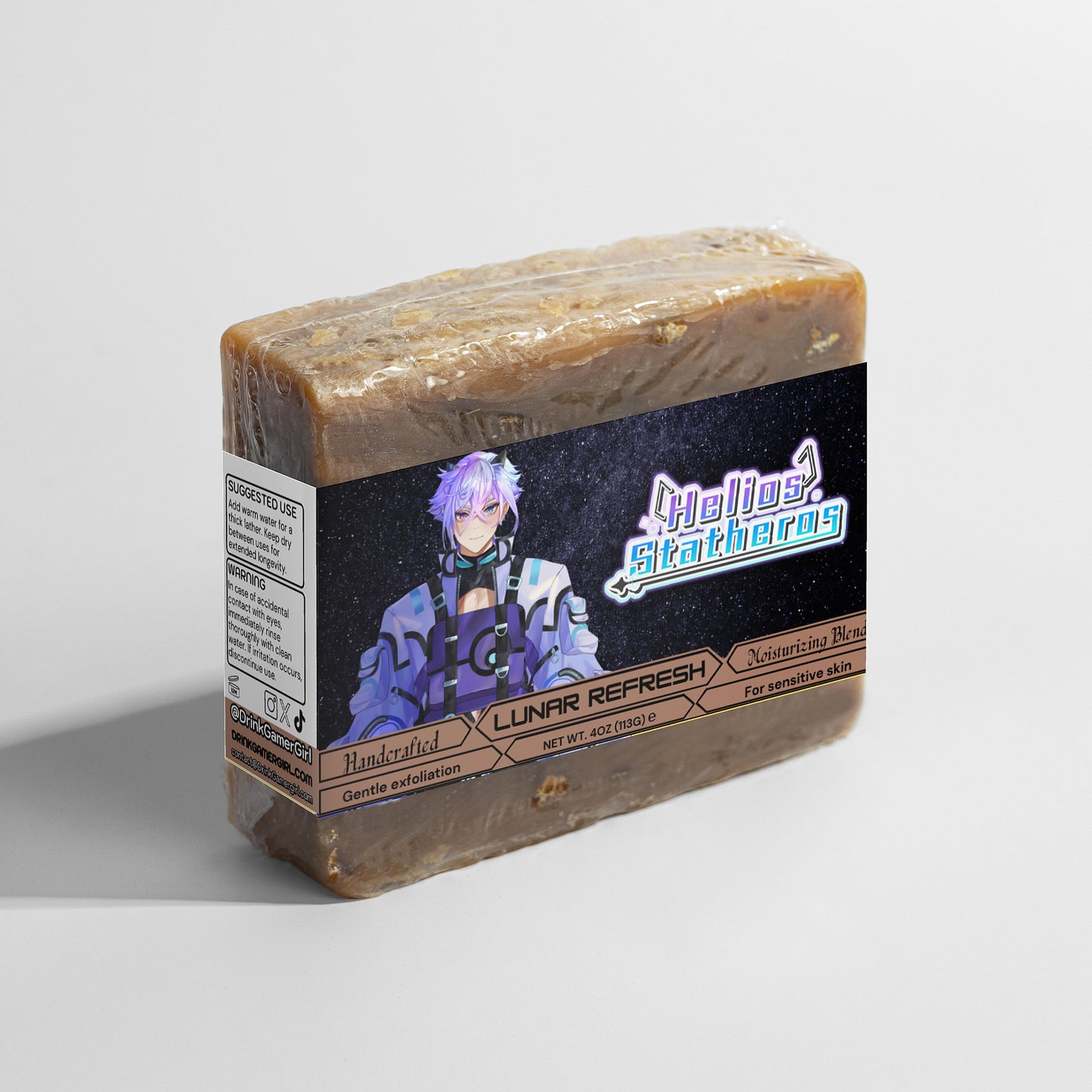 Helios Statheros - Lunar Refresh Oat Milk Honey Soap