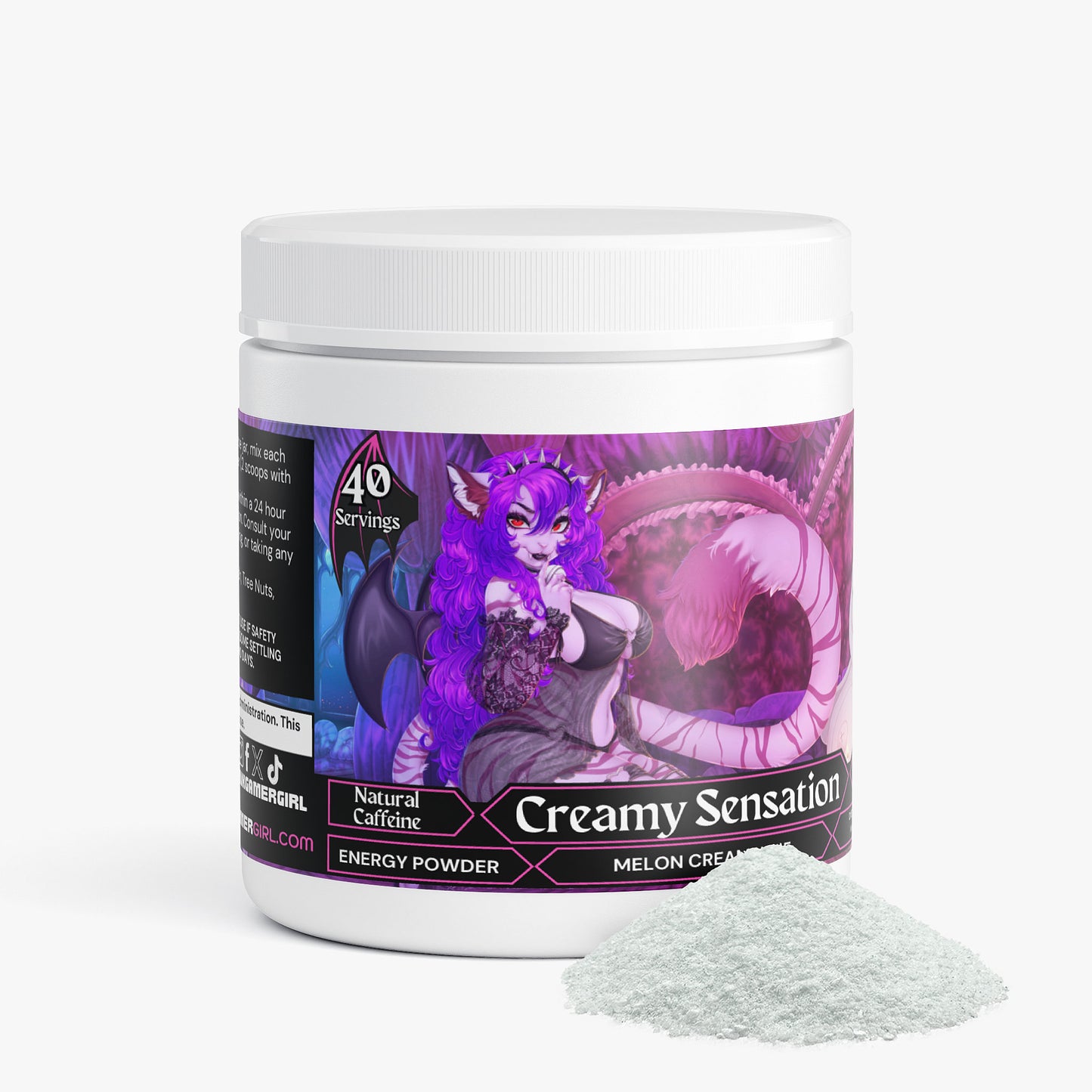 Tigra Valentine - Creamy Sensation Energy Powder (Melon Creamsicle)