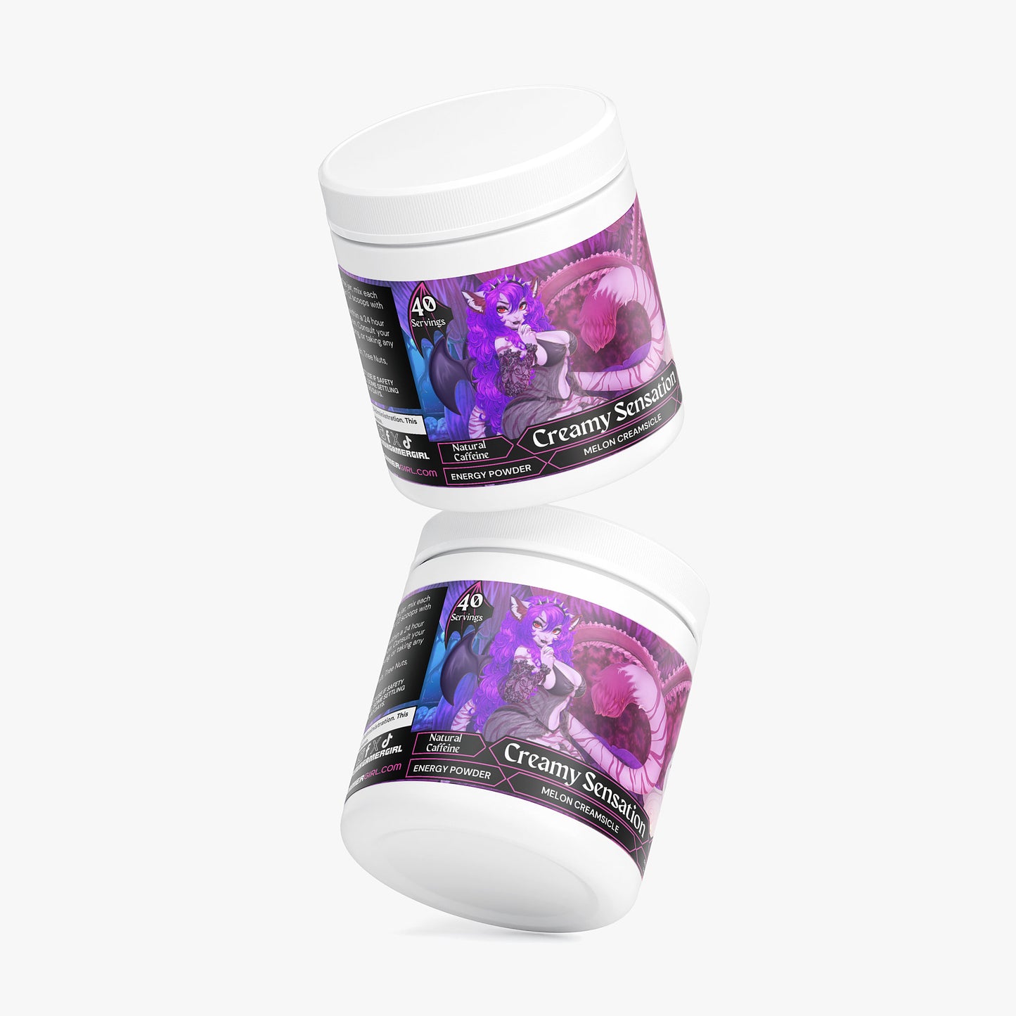 Tigra Valentine - Creamy Sensation Energy Powder (Melon Creamsicle)
