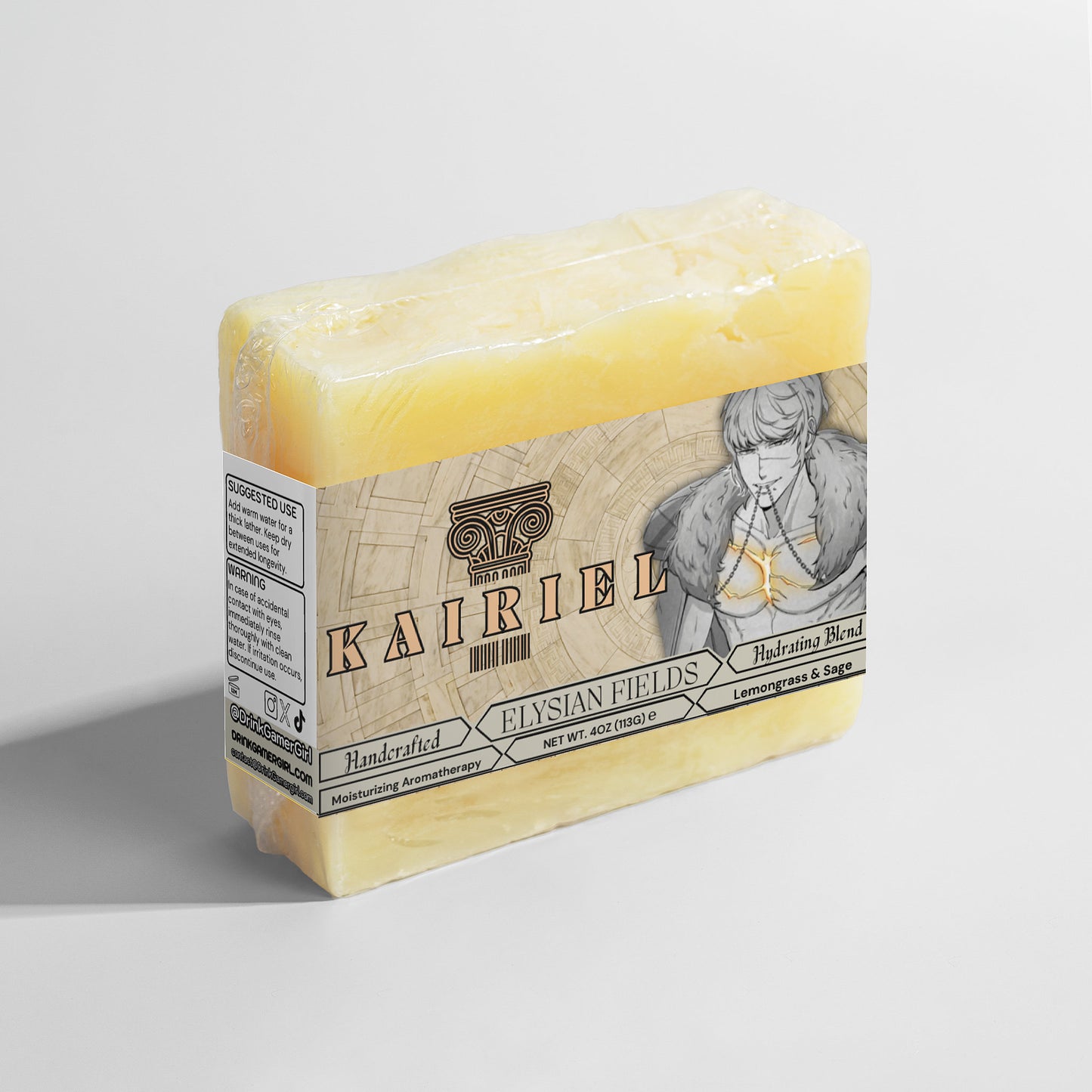 Kairielvt - Elysian Fields Lemongrass & Sage Soap