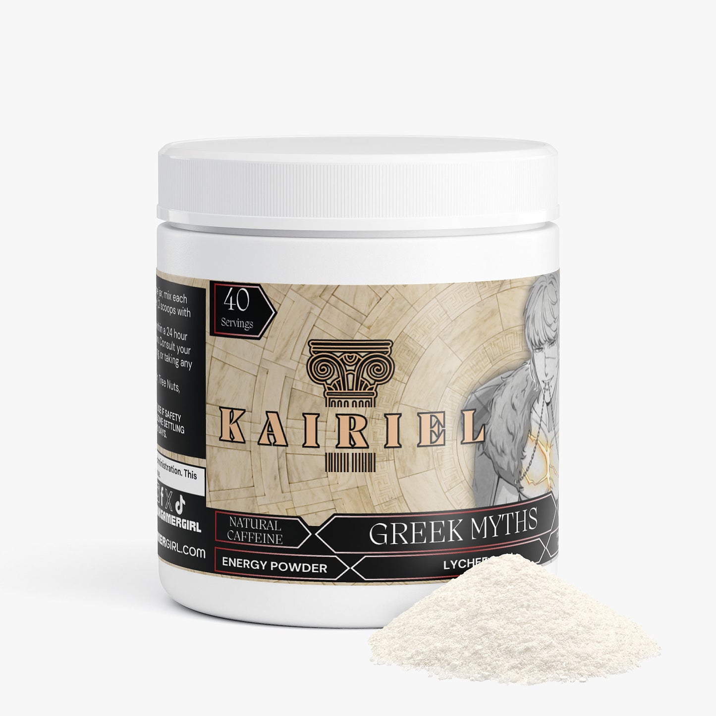 Kairielvt - Greek Myths Energy Powder (Lychee Energy)