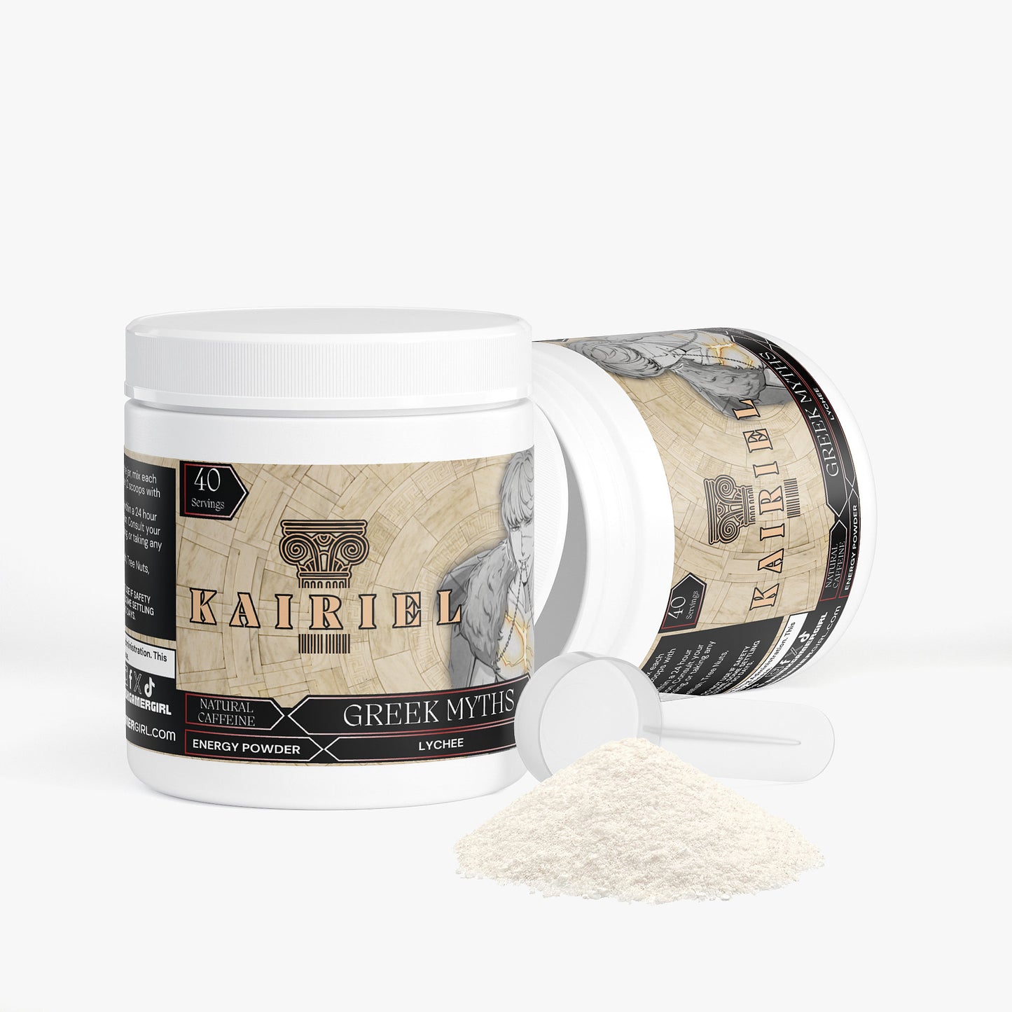 Kairielvt - Greek Myths Energy Powder (Lychee Energy)