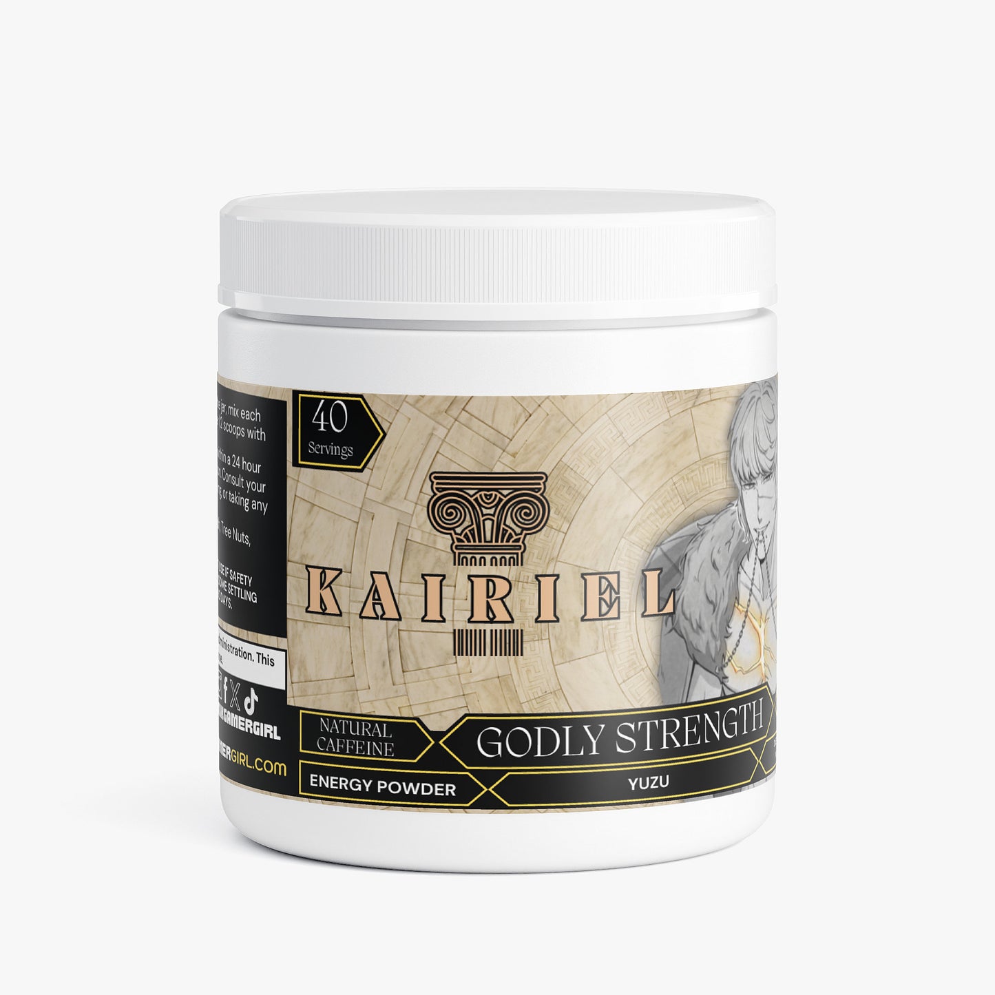 Kairielvt - Godly Strength Energy Powder (Yuzu Flavor)