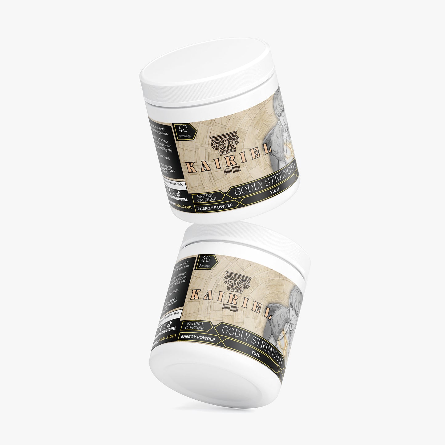 Kairielvt - Godly Strength Energy Powder (Yuzu Flavor)