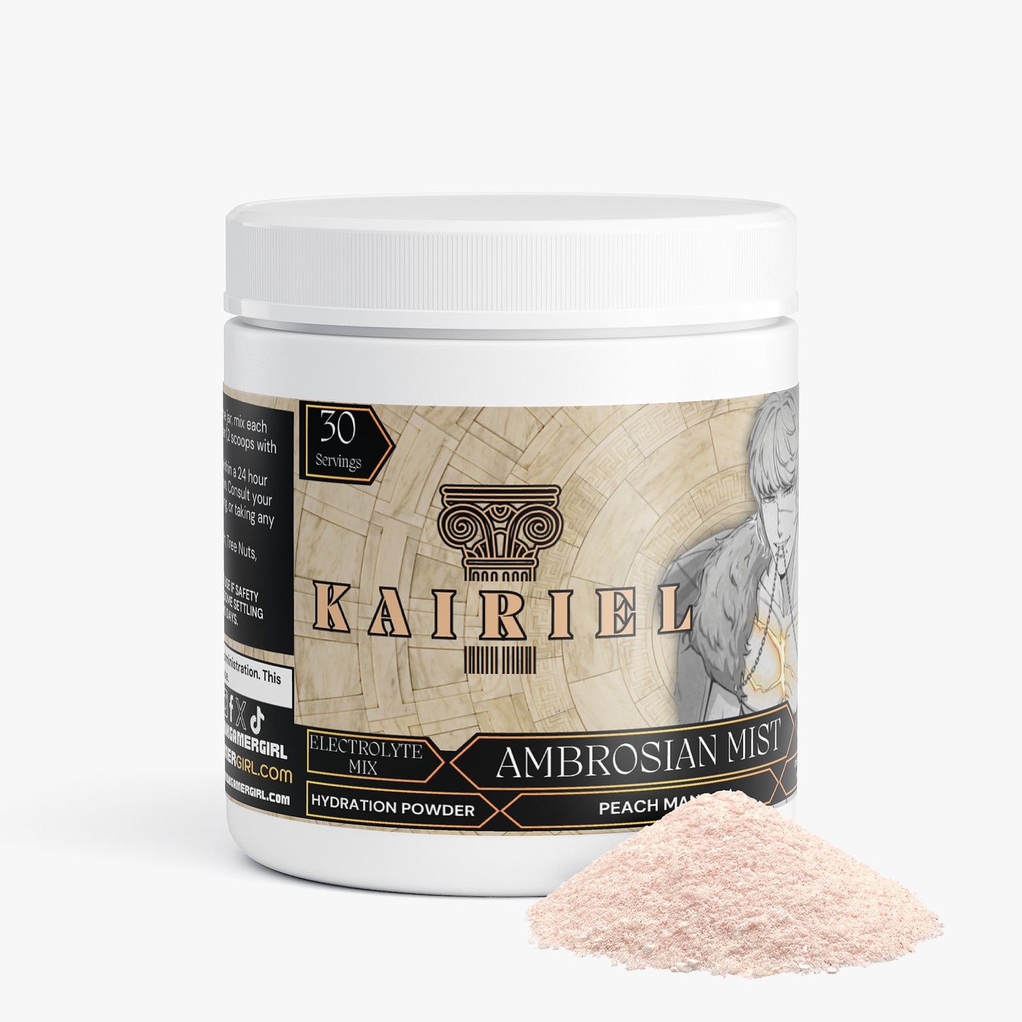 Kairielvt - Ambrosian Mist Hydration Powder (Peach Mango)